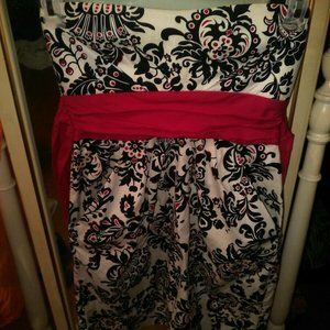 EUC Adorable Speechless Strapless Pickets Dress SZ
